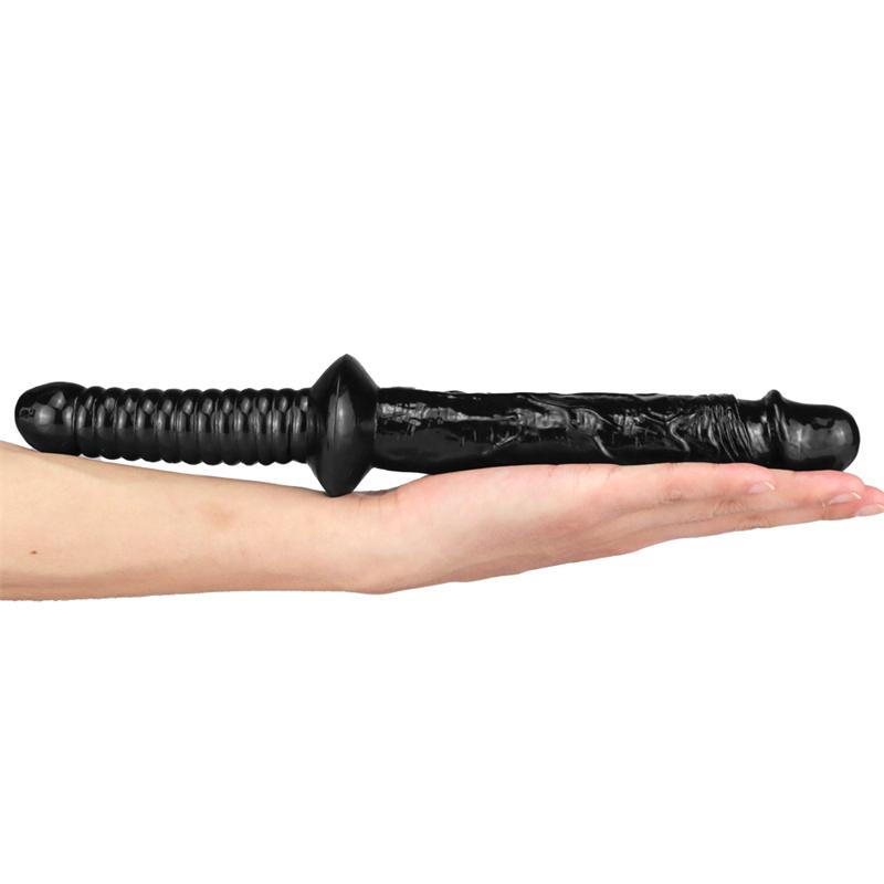 Double-headed Sword Oversized Rough Simulation Double-headed Phallus Lala Gay Sex Toys