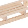 1/12 Dollhouse Miniature Mini Wooden Christmas Sleigh Model Diy Accessory