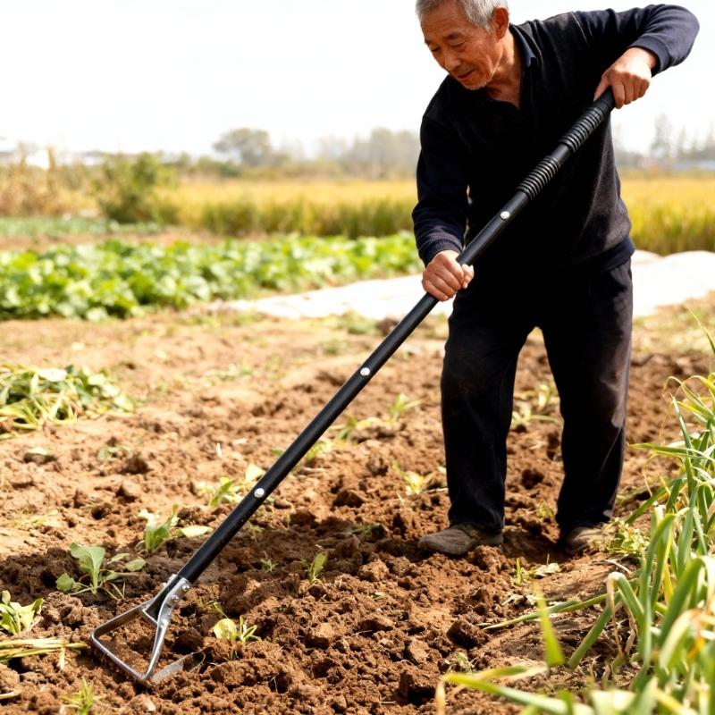 Heavy Duty Stainless Steel Garden Implement For Digging Planting And Cultivating Featuring Extendable Handle Up To 60 Inches