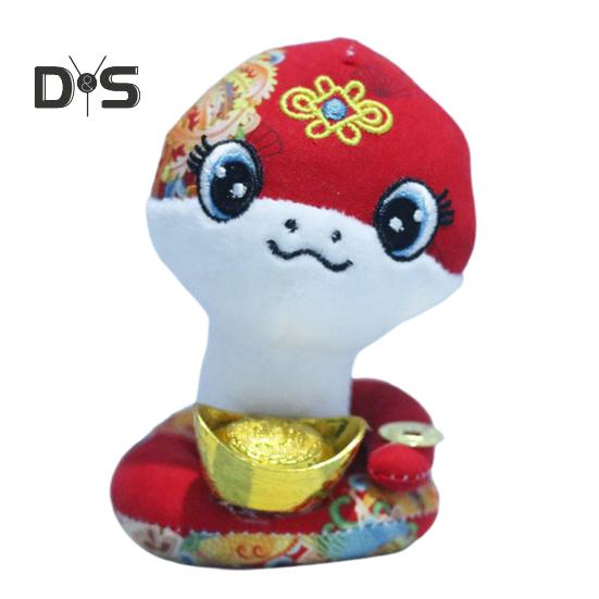 

Китайський Новий Рік Плюшева Змія 2025 Зодіак Lucky Snake Фігурка М які Тварини Талісман Лялька Іграшка для Весняного Фестивалю Подарунки C