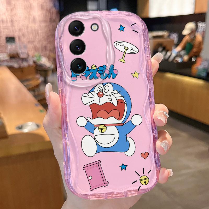 

Doraemon Wave Case for Samsung Galaxy S24 S23 S22 S21 Ultra Plus S20 FE A73 A72 A71 A55 A54 5G A53 A52 A51 4G A50S A50 Cover Galaxy S24 FE