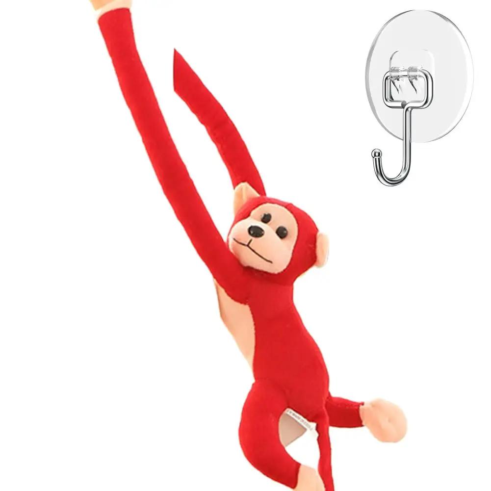 Car Accessories Vehicle Mounted Monkey Quick Release Monkey Pendant Creativity Decorate Rear Doll Hanging Monkey Car Gibbon W8U6