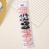 10/20 Pezzi Cotone Stampa Fermaglio per Capelli Forcina per Ragazza Tessuto Plaid Mini Mollette BB Copricapo Accessori per Capelli da Bambina Regalo di Capodanno