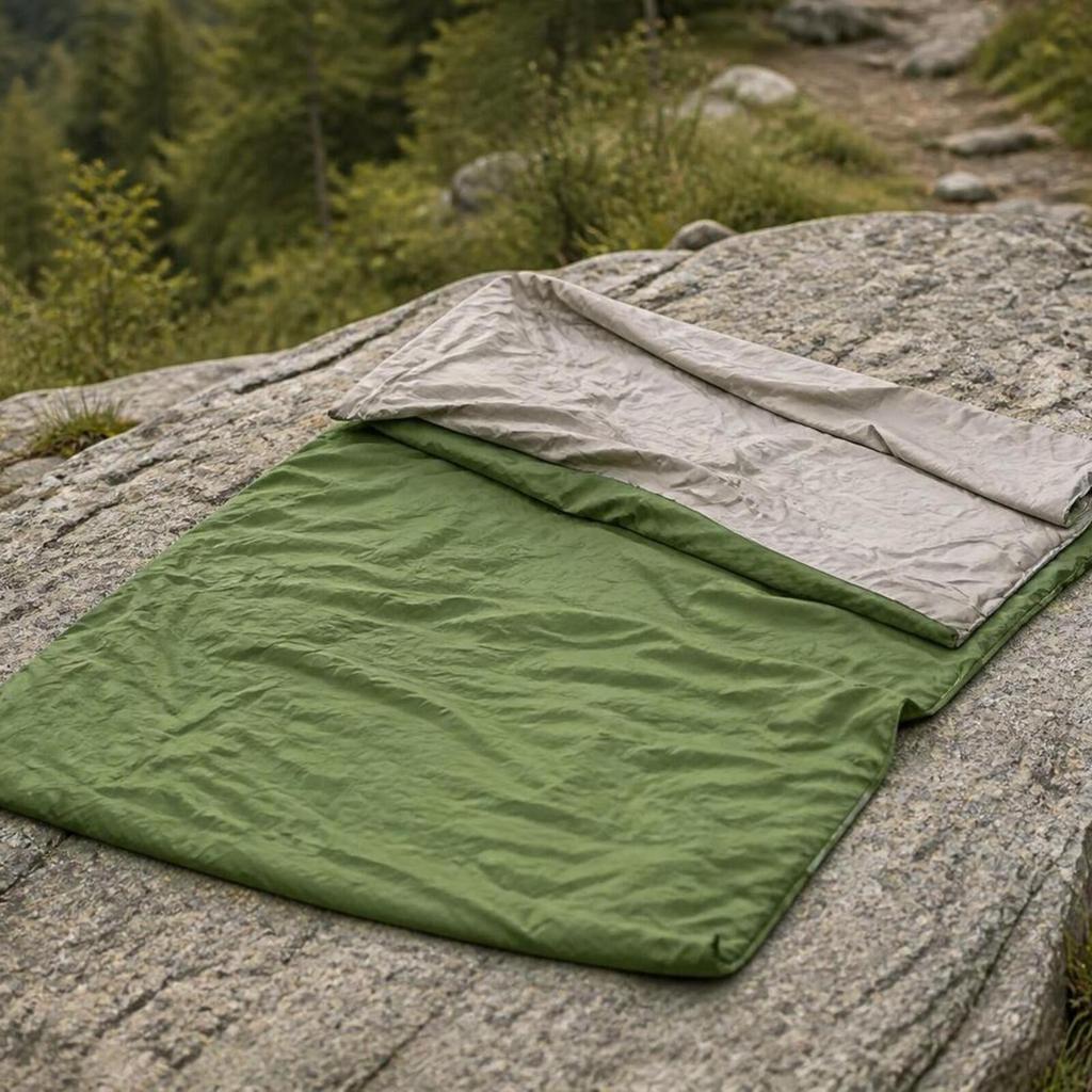 Envelope Sleeping Bag Packable Bedding Soft for Camping, Travel, Adults, Campers