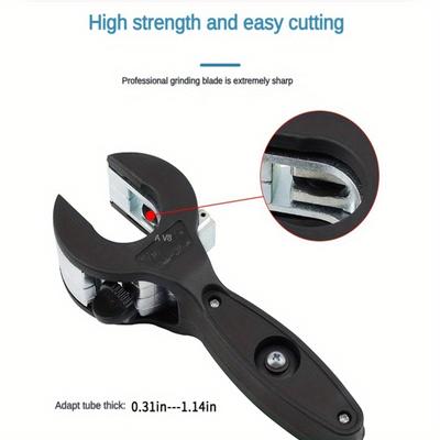 חותך צינורות, כלי יד רב-תכליתי מתכת ופלסטיק לנחושת, אלומיניום, ברזל, נירוסטה, PPR, צינורות PE, אין צורך בחשמל