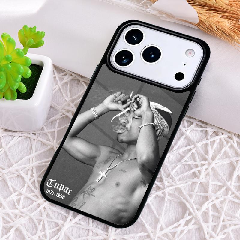 Tupac 2pac Shockproof Phone Case for iPhone 17 Air 16e 15 11 12 14 13 Pro Max Cover Coque