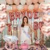 Bride To Be Balloons Set Rose Gold Wedding Decorations Letter And Diamond Ring Foil Balloon  Interior and exterior decoration