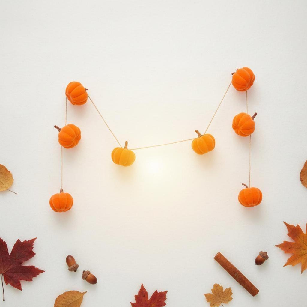 Artificial Pumpkin Vine Festive Atmosphere Holiday Decoration for Halloween