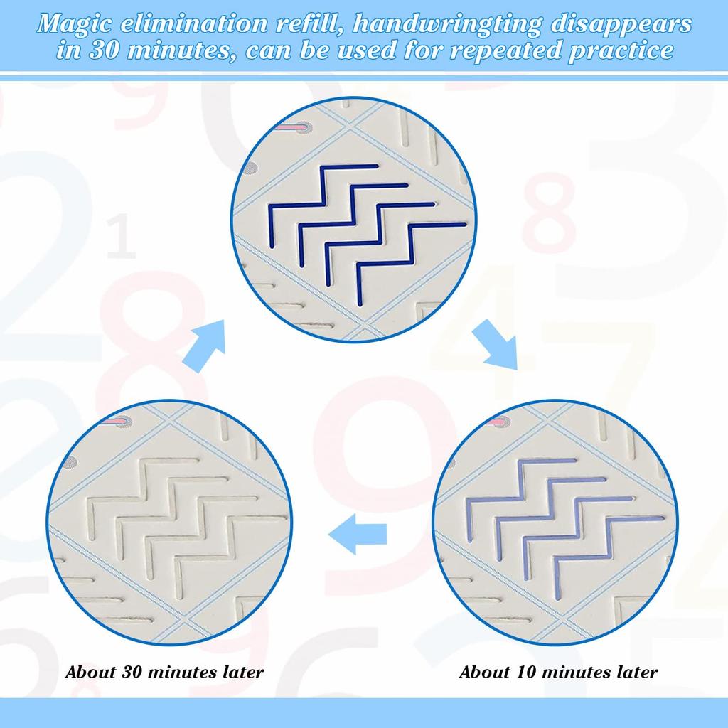 4 Books Magic Writing Book In Spanish Calligraphy Notebook Montessori Kids Reusable Educational Calligraphic Letter Practice Toy Quality