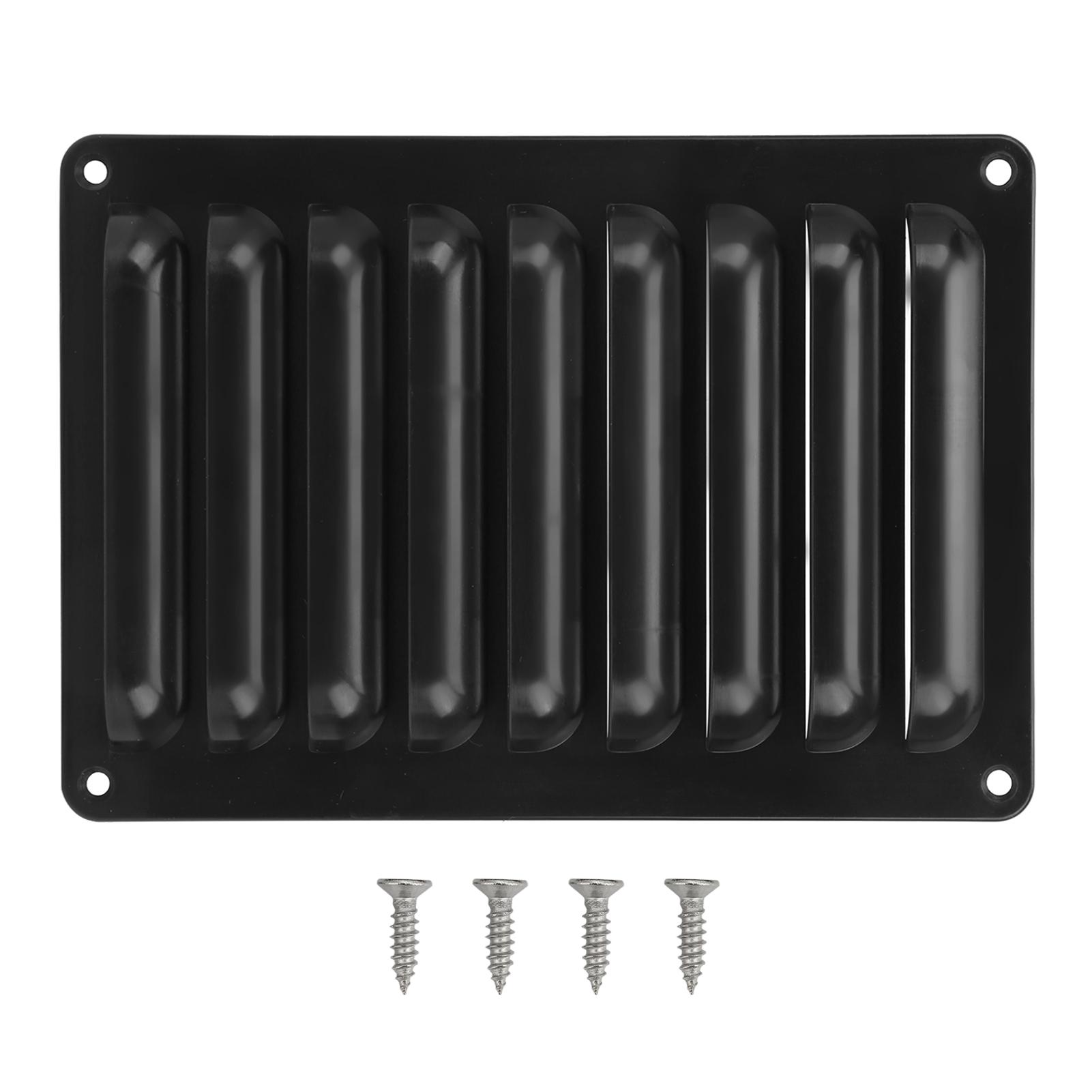 

RV Grille Vent Panel M5 ABS Black Professional Exquisite Universal Accessories for Yacht Bus