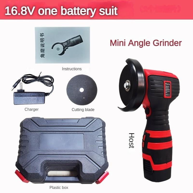 Portable Mini Multifunctional Polishing Machine Household Handheld Electric Angle Grinder Rechargeable Small Cutting Machine