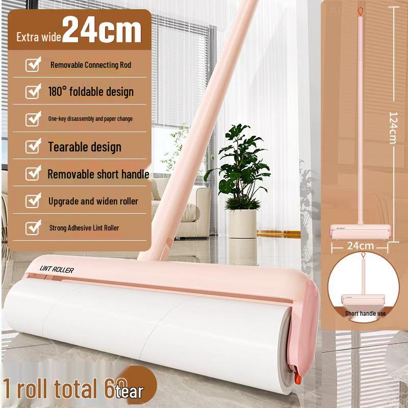 Compact Lint Roller Refill Sheets - Portable Brush for Pet Hair and Lint Removal