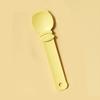 1PC Green Cat Feeding Auxiliary Spoon, Squeeze Feeder, Leak-proof Extrusion System, Sanitary PP Material Manual Wet Grain Distributor