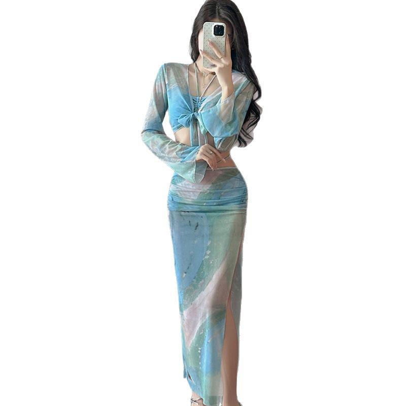 2025 Spicy Girl Thailand Beachwear: Four-Piece Bikini Set for Women