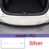 For BYD Sealion 06 EV/DMI 2025 2026 Car Rear Trunk Inner Bumper Plate Guard Stainless steel Anti-Scratch Protector Accessories