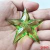 Acrylic 56MM Five-Pointed Star Pendant for DIY Wedding or Christmas Decor