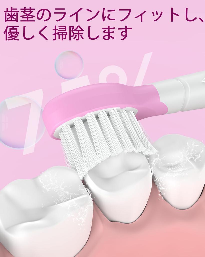Ofashu Replacement Brushes for Philips Sonicare Electric Mini Replacement Brushes for Children Ages 3 and Pack of 8 Children, Toothbrush Compact, Up,