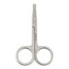 Round-Head Stainless Steel Eyebrow & Beard Trimming Scissors for Beauty & Nose Hair