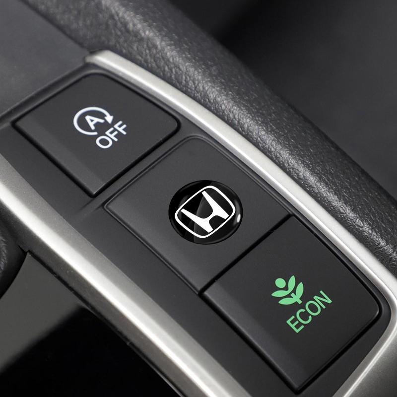 Car Lock Keyhole Stickers Door Lock Protect Car 3D Stickers For Honda Fit Mugen Insight Type S R VTEC DOHC Modulo Vezel Legend RR Si