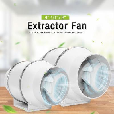 4/6/8 Inch Kitchen Toilet Ventilation Duct Fan Mute and Powerful Extractor Fans Window Ventilation Fan Industrial Exhaust Fan