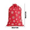 Medium Christmas Bags Gold Foil Drawstring Home Decor Christmas Treat Bags For Birthday Thanksgiving Holiday New Year Wedding