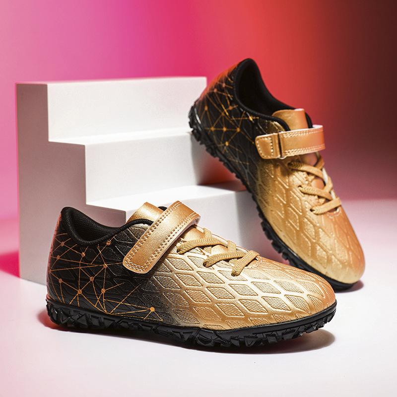 

Тренировочная обувь Футбольные бутсы с поломанными шипами для мальчиков и детей младшего школьного возраста Одна длинная шипастая уличная спортивная детская футбольная обувь 39