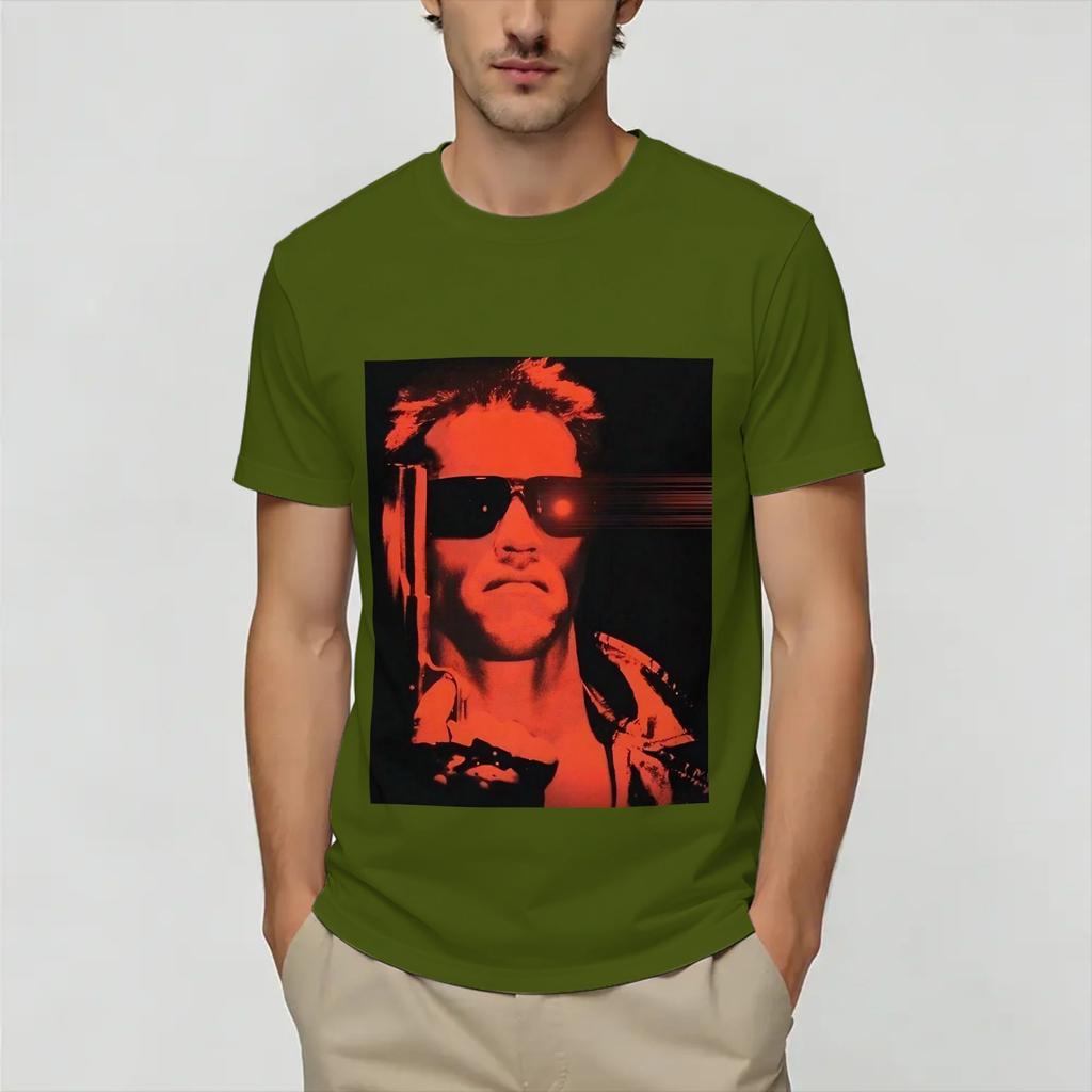 Terminator 80s T Shirt Unisex 100 Cotton Humor TShirt Round Collar Tee Shirt Short Sleeve Tops Summer