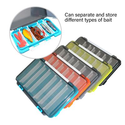 Detachable Compartments Fishing Lures Box Baits Case Fishing Tackle Storage Trays Hook Organizers Waterproof Lures Box