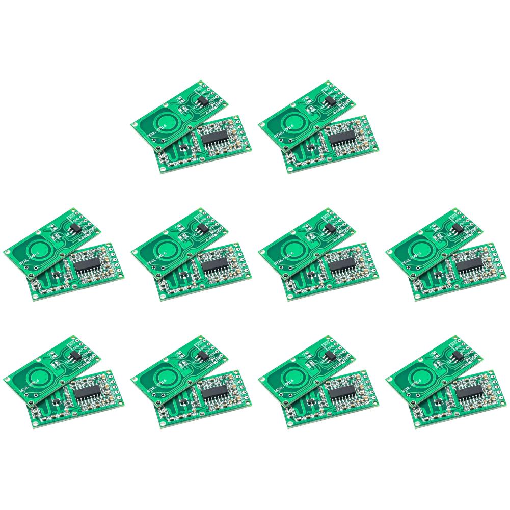 10/20Pcs RCWL-0516 Human Body Induction Switch Module 3.3V Microwave Radar Sensor Intelligent Module 5-8M Distance for Arduino