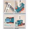 Domino Toy 60 Piece Electric Automatic Domino Train Building Blocks Set Multi-color Option