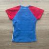 T-shirt personnalisé Y2K rétro Street style européen et américain sexy épicé fille femme lettre brodée haut nombril ouvert