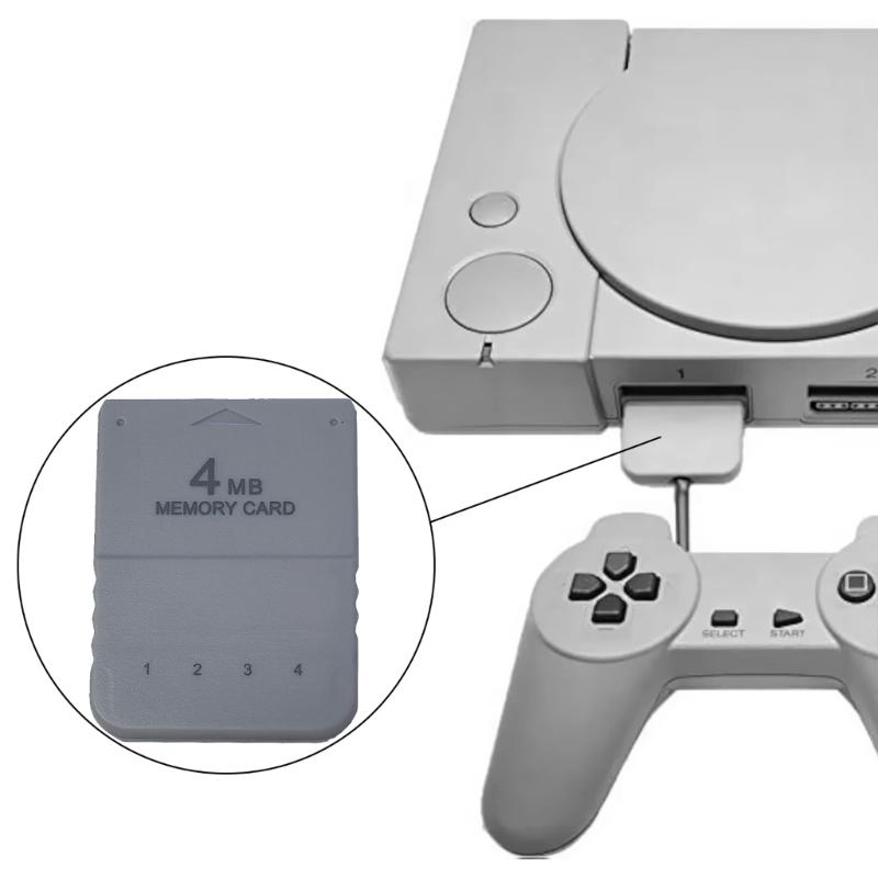 4MB 4Mega Memory Card For PS1 Game Console Storage Solution Featuring Fast Read Write ABS Plastic Construction