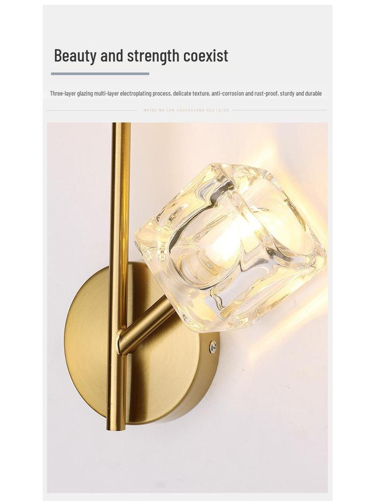 Modern Nordic LED Wall Lamp for Bedroom and Living Spaces