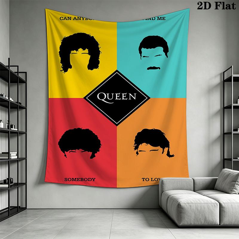 Bohemian Rhapsody Tapestry Music'S Timeless Elegy Tapestry Wallmounted Background Cloth Wall Decoration Atmospheric Background Cloth