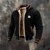 European and American Plus Velvet Hooded Jacket for Autumn and Winter