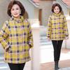 Women's autumn and winter clothes plaid velvet and cotton warm cotton-padded clothes stand-up collar thickened cotton-padded jacket women