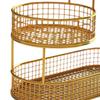 Three Tiered Wire Basket Stand Multipurpose Countertop Vegetable Bowl Fruit Bowl Holder for Vegetable Veggie Fruit Potato Table