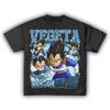 Dragon Ball Z Vegeta Anime Graphic T-shirt, Unisex Pure Cotton Short Sleeve Streetwear Women And Men T-shirt