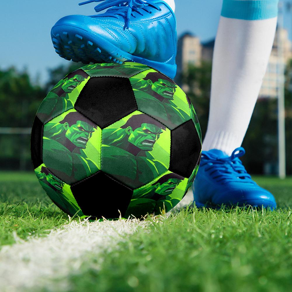 Hulk Theme Size 5 Soccer Ball, Suitable for Both Indoor and Outdoor Matches, a Gift Suitable for Everyone.