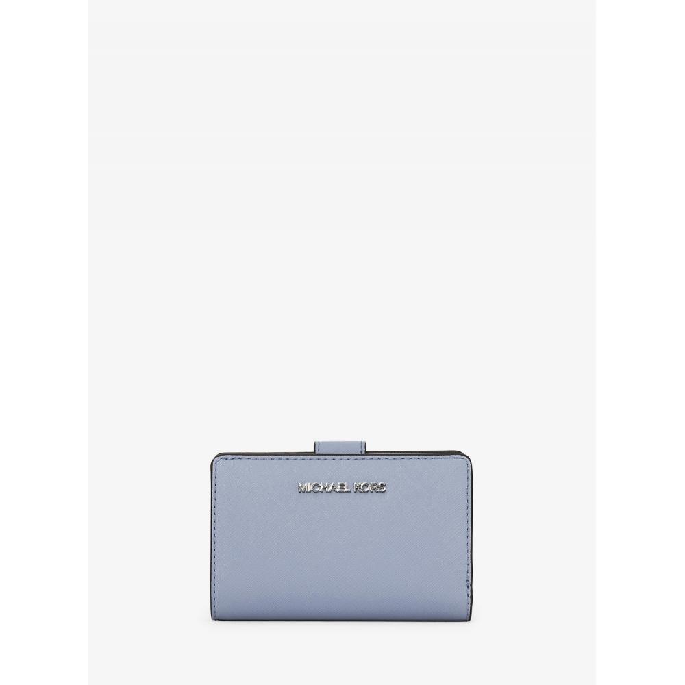 

Michael Kors Компактный кошелек Jet Set Travel Billfold Zip, средний, 35r4stvf6l1376, бледно-голубой F