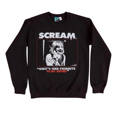 Scream Unisex Adult What's Your Favourite Scary Movie Sweatshirt