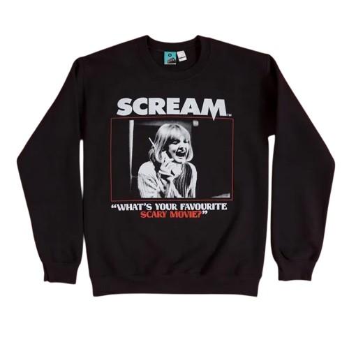 Scream Unisex Adult What's Your Favourite Scary Movie Sweatshirt