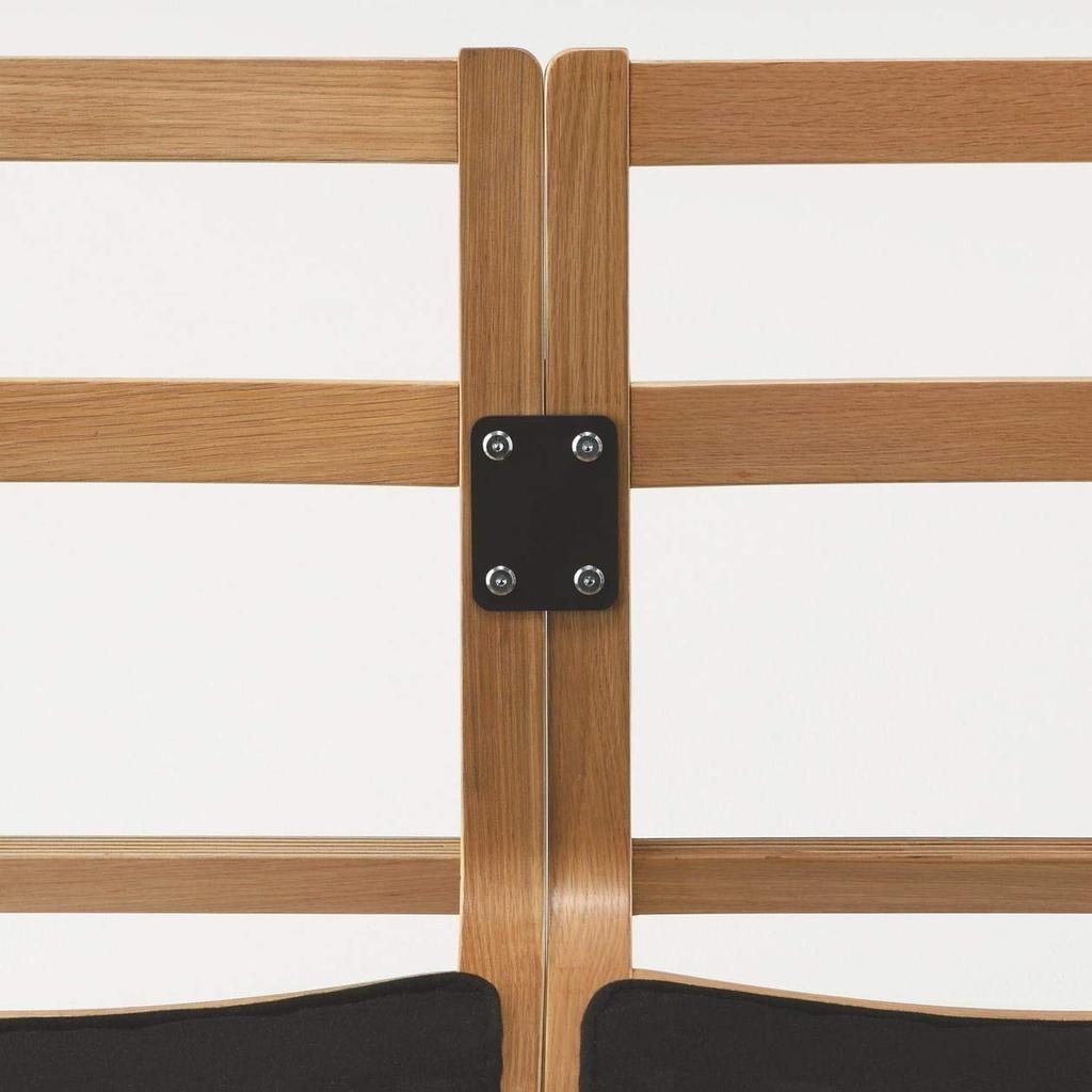 MUJI Sofa Chair Connecting Plates for Living Room and Dining Room Use Chairs Sold Set of 82598452 (Sofa Separately), 2,