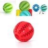 Strapazierfähiger elastischer Gummi Hundespielzeugball zur Zahnreinigung und für interaktives Spiel