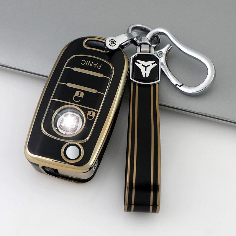 Italian Fiat TPU Soft Rubber Key Bag - Cross-Border Hot Item Car Protective Cover