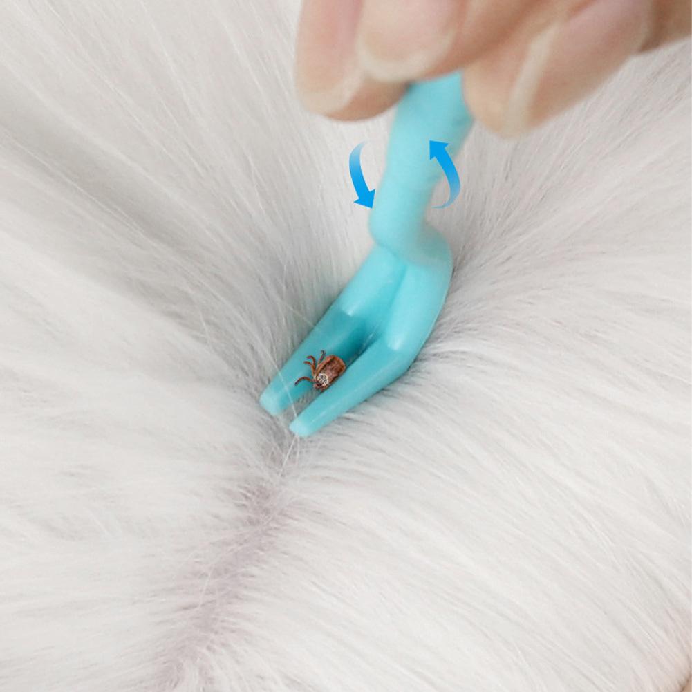 Set 6PCS/8PCS Instrument de Îndepărtat Căpușe pentru Câini Oțel Inoxidabil Instrument de Îndepărtat Purici Kit Pensete cu Mâner Anti-alunecare Pentru Pisici Câini Oameni Accesorii