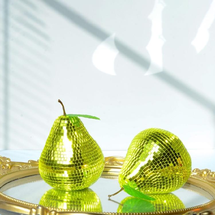 Disco Ball Decors Mirrored Disco Pear/Tomato/Carrot/Pepper Light Reflectings Disco Ball Table Decorations Home Decors