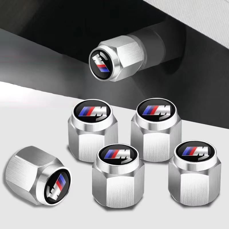 5PCs Car Wheel Tire Valve Caps Air Stem Covers For BMW M E34 E36 E60 E90 E46 F10 F20 F30 X5 X6 X1 M3 M5 M6 Accessories QMM8685 ER4