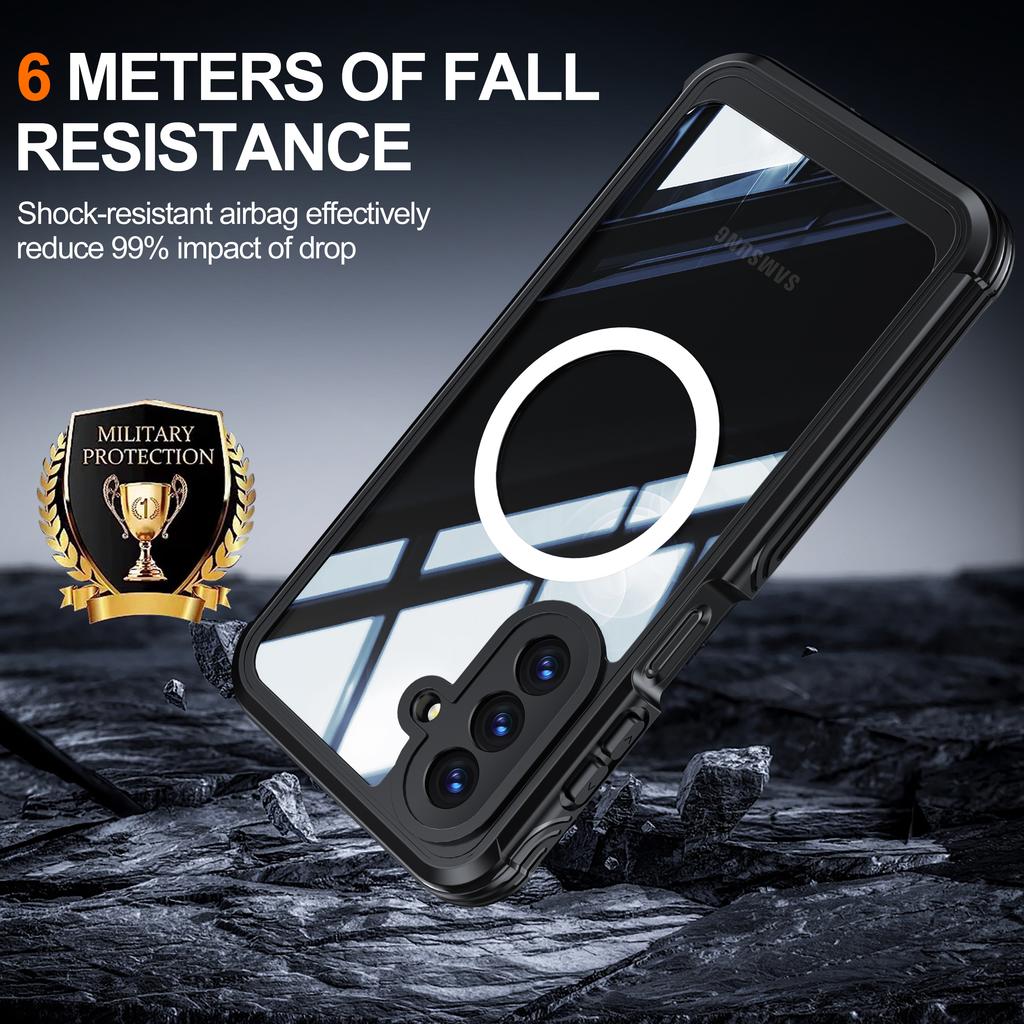 For Samsung A17 New Best-Seller: Shockproof, Dustproof, and Drop-Resistant Wireless Magnetic High-Quality Transparent Phone Case
