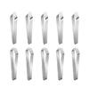 10 Pack Advanced Plucking Clip Stainlessed Steel Tweezers Ergonomic Handle for Hair and Bone Extraction In Kitchen